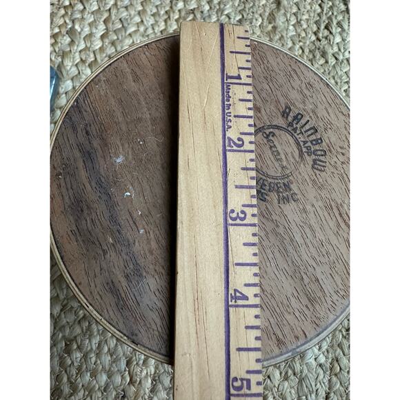 Mid Century Scandinavin Modern Rainbow Sweden Teak Bucket Nut Cracker Set wood - Picture 15 of 16